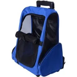 PawHut 2 En 1 Trolley Chariot Sac à Dos Sac De Transport à Roulettes Pour Chien Chat 8 PawHut 2 En 1 Trolley Chariot Sac à Dos Sac De Transport à Roulettes Pour Chien Chat -PawHut Soldes Boutique 2200825 4