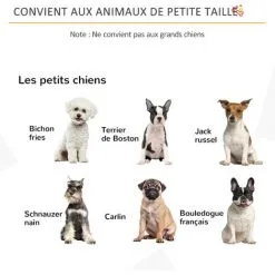 PawHut Barrière Modulable Pliable Barrière De Sécurité 154,5L X 61H Cm MDF Blanc - Blanc -PawHut Soldes Boutique 37325978 4