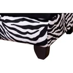 PawHut Méridienne Canapé Design Pour Chien Chat Avec Coffre De Rangement Sur Pied 57 X 34 X 36 Cm Noir Zébré - Noir 9 PawHut Méridienne Canapé Design Pour Chien Chat Avec Coffre De Rangement Sur Pied 57 X 34 X 36 Cm Noir Zébré - Noir -PawHut Soldes Boutique 4905022 5